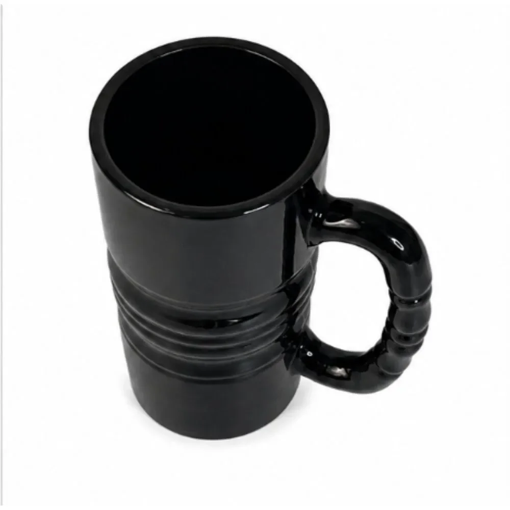 1970s Vintage Black Amethyst Ribbed Mug Tankard | Indiana Glass Tiara 6